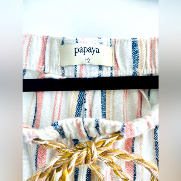 Linen Pants with tie waist - Picture 6 of 8